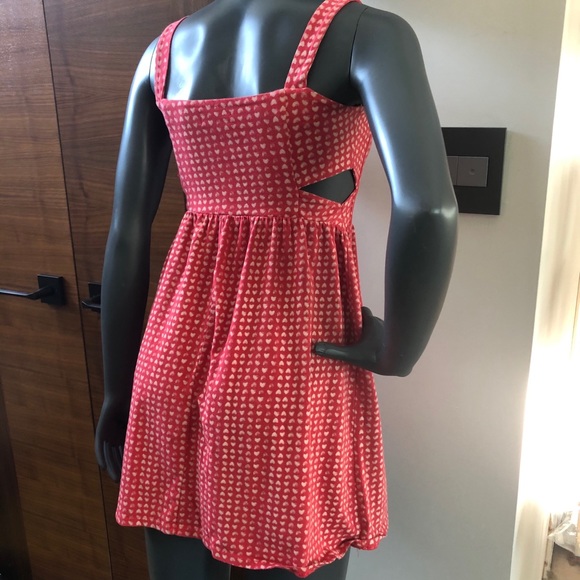 Red Cutout Dress - Picture 5 of 5